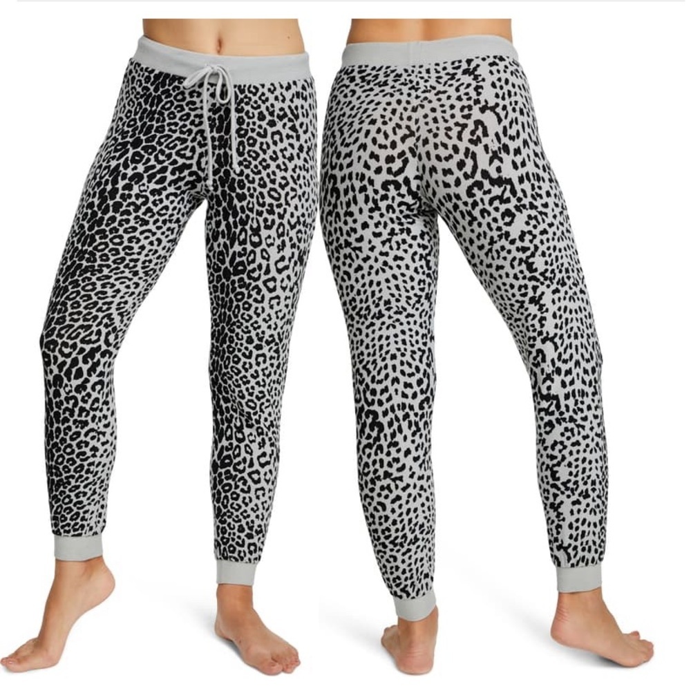 Chaser Animal Print Leopard Joggers